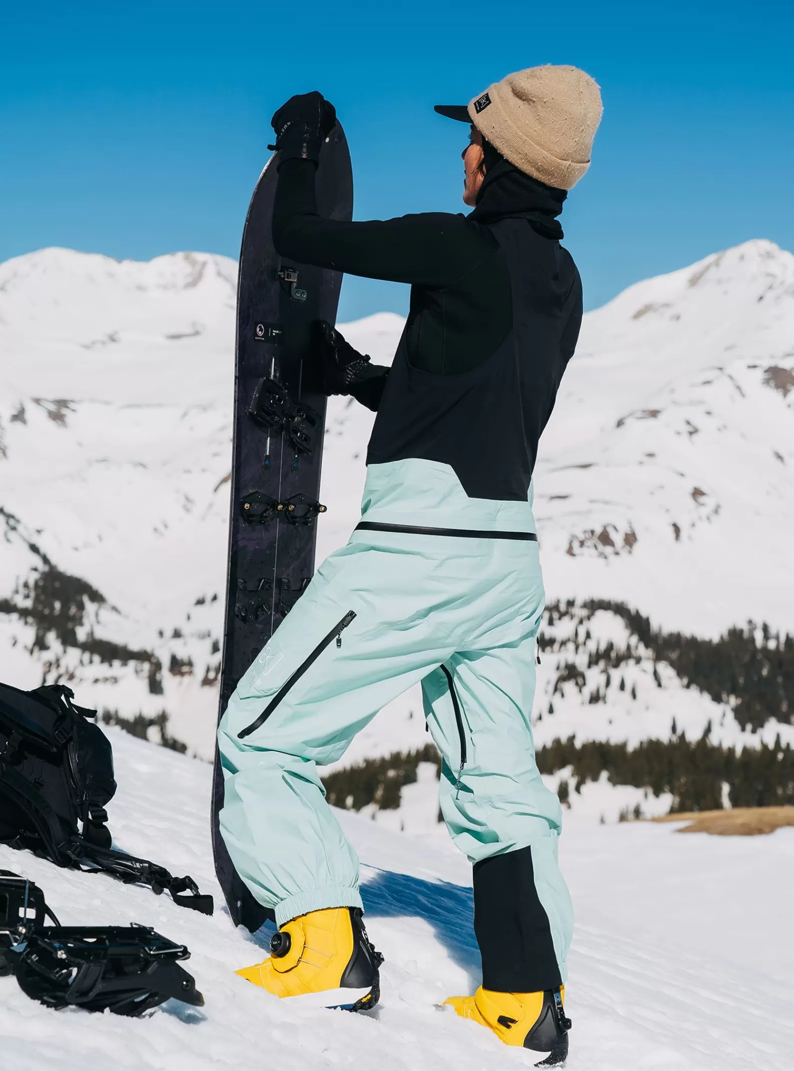 Burton Women's [ak] Kalausi GORE-TEX C-KNIT 3L Bib Pants<Women Snow Pants & Bibs